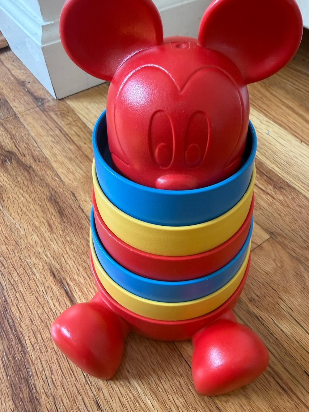 Disney Mickey Mouse Stacking Toy - Red, Blue & Yellow